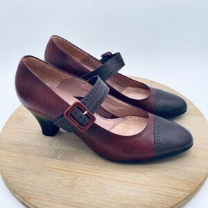 Beautifeel Heels Womens 8 39 Multicolor Leather Mary Jane Pumps